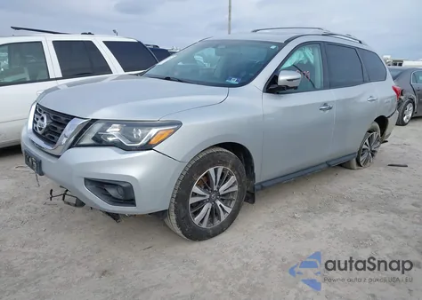 2017 Nissan Pathfinder Sl из США, поврежденный, VIN 5N1DR2MM3HC607211